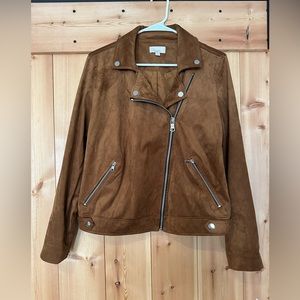 Loft Faux Suede Camel size Medium Jacket